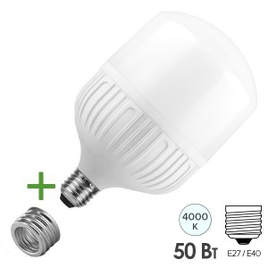 Купить Лампа светодиодная LED Feron LB-65 50вт 4000K 4600lm Е27/Е40 белый свет