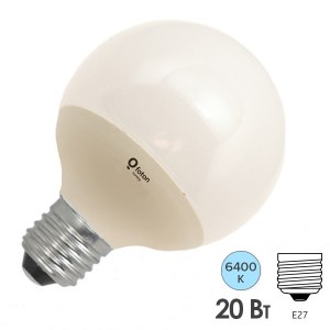 Отзывы Лампа-шар светодиодная Foton FL-LED G120 20W 6400К E27 230V 1800lm холодный свет