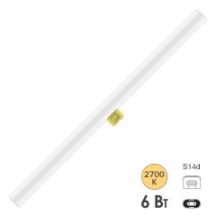 Лампа светодиодная Osram LEDinestra 40 6W/827 FR 470lm 220V S14d 500mm