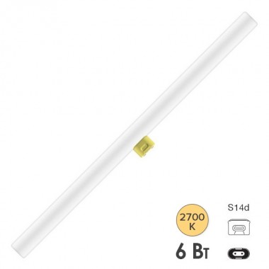 Обзор Лампа светодиодная Osram LEDinestra 40 6W/827 FR 470lm 220V S14d 500mm