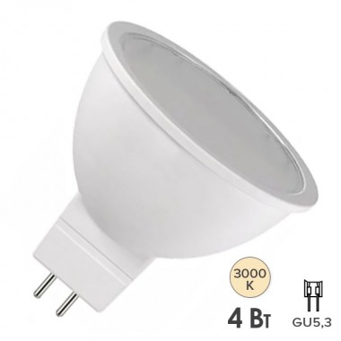 Купить Светодиодная лампа Radium LED RL MR16 4W (35W) 220V WFL 830 GU5.3 300Lm