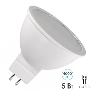 Светодиодная лампа Radium LED RL MR16 5W (50W) 220V WFL 840 GU5.3 400Lm