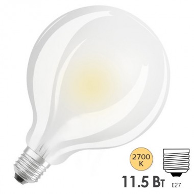 Купить Лампа светодиодная Osram PARATHOM GLOBE 95 11.5W (100) 220V 2700K FR E27 LEDVANCE