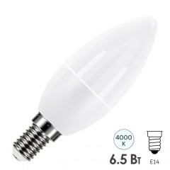 Лампа светодиодная свеча RADIUM RL-B 6,5W (60W) 840 230V E14 550Lm
