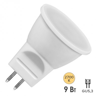 Отзывы Лампа светодиодная Feron LB-560 9W 2700K 230V G5.3 MR16 теплый свет