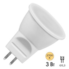 Лампа светодиодная Feron LB-271 MR11 3W 2700K 230V G5.3