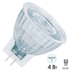 Лампа светодиодная Osram LED P MR11 3536 4W/840 (35W) 36° 12V DIM GU4 345lm