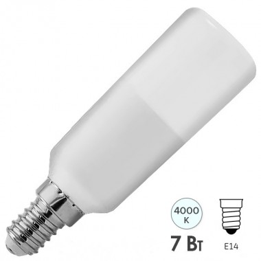 Купить Лампа GE T32 LED7 STIK 7W 840 100-240V E14 F 600lm d32x103mm Tungsram