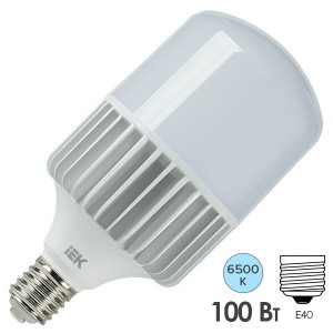 Обзор Лампа светодиодная HP 100Вт 230В 6500К E40 136x272mm IEK