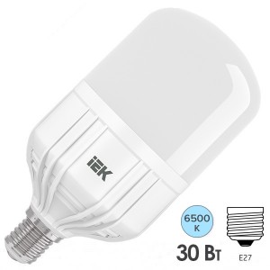Купить Лампа светодиодная HP 30Вт 230В 6500К E27 184x100mm IEK 526530