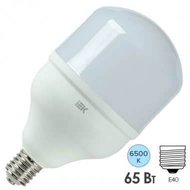 Отзывы Лампа светодиодная HP 65Вт 230В 6500К E40 161x276mm IEK