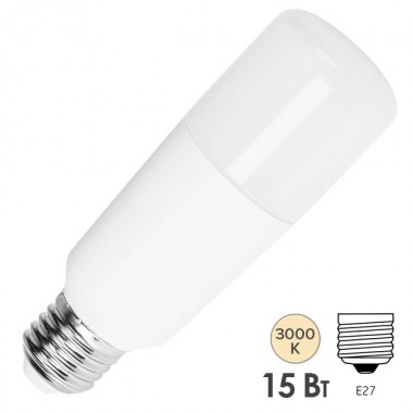 Обзор Лампа GE T45 LED15/STIK/830 230V E27 BX 1521lm d45x137.5mm Tungsram