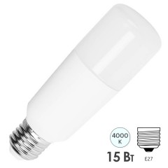 Лампа GE T45 LED15/STIK/840 230V E27 BX 1600lm d45x137.5mm Tungsram