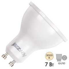 Лампа светодиодная PLED- DIM GU10 7w 3000K 540Lm  230/50 Jazzway