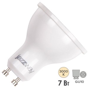 Лампа светодиодная PLED- DIM GU10 7w 3000K 540Lm  230/50 Jazzway