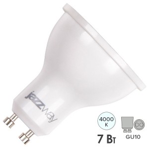 Обзор Лампа светодиодная PLED- DIM GU10 7w 4000K 540Lm  230/50 Jazzway