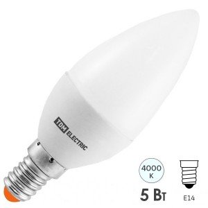 Купить Лампа светодиодная FС37-5 Вт-220 В -4000 К–E14 TDM