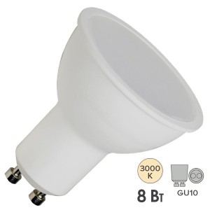 Лампа светодиодная Osram LS PAR16 8W(80W) 3000K 230V GU10 100° 700lm 15000h