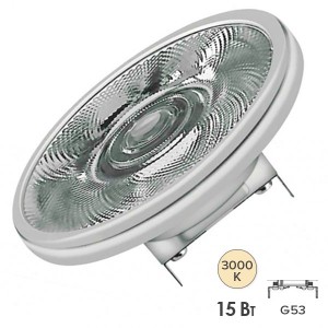 Обзор Лампа светодиодная Osram LEDspot AR111 7524 15W/930 12V 24° G53 800lm DIM