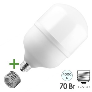 Лампа светодиодная LED Feron LB-65 70вт 4000K 6600lm Е27/Е40 белый свет