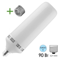 Лампа светодиодная LED Feron LB-650 90W 6400K 230V 8200Lm Е27/Е40 дневной свет