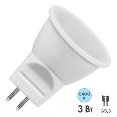 Лампа светодиодная Feron LB-271 MR11 3W 6400K 230V G5.3