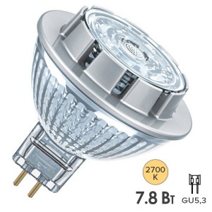 Лампа светодиодная Osram LED PARATHOM MR16D 7.8W/827 (50W) 12V 36° GU5.3 DIM 621Lm