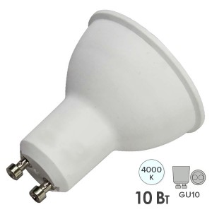 Купить Лампа светодиодная ЭРА LED MR16-10W-840-GU10 белый свет 732844