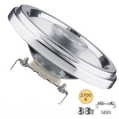 Лампа светодиодная LED AR111 8W G53 12V 2700K 24°