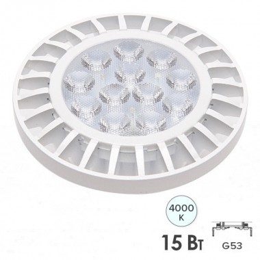 Отзывы Лампа светодиодная PLED-AR111 15W 4000K 1200Lm G53 185-265V Jazzway