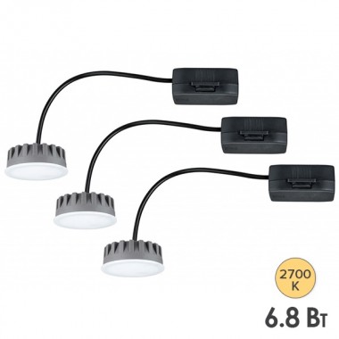Купить Светодиодный модуль Coin Paulmann UltraSlim LED 6,8W 2700K 230V 415lm (Комплект 3 шт.)