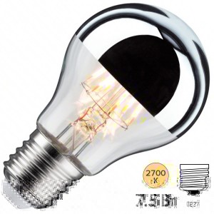 Отзывы Лампа филаментная светодиодная Paulmann LED AGL 7,5W 2700K E27 зеркальное покрытие