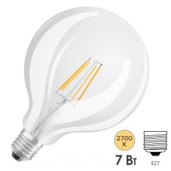 Лампа светодиодная Osram PARATHOM GLOBE125 GL CL 6W/827 (60W) 230V E27 806lm LEDVANCE