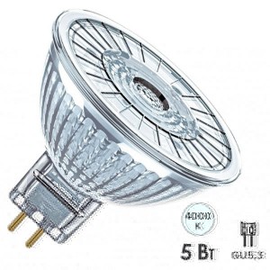 Лампа светодиодная Osram LED PARATHOM MR16 5W/840 (35W) 12V 36° GU5.3 DIM