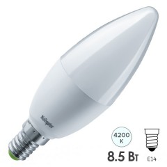 Лампа Navigator 61 325 NLL-C37-8.5-230-4K-E14-FR