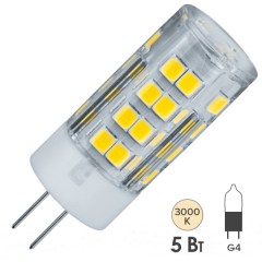 Лампа Navigator 61 483 NLL-P-G4-5-230-3K (Поликарбонат)